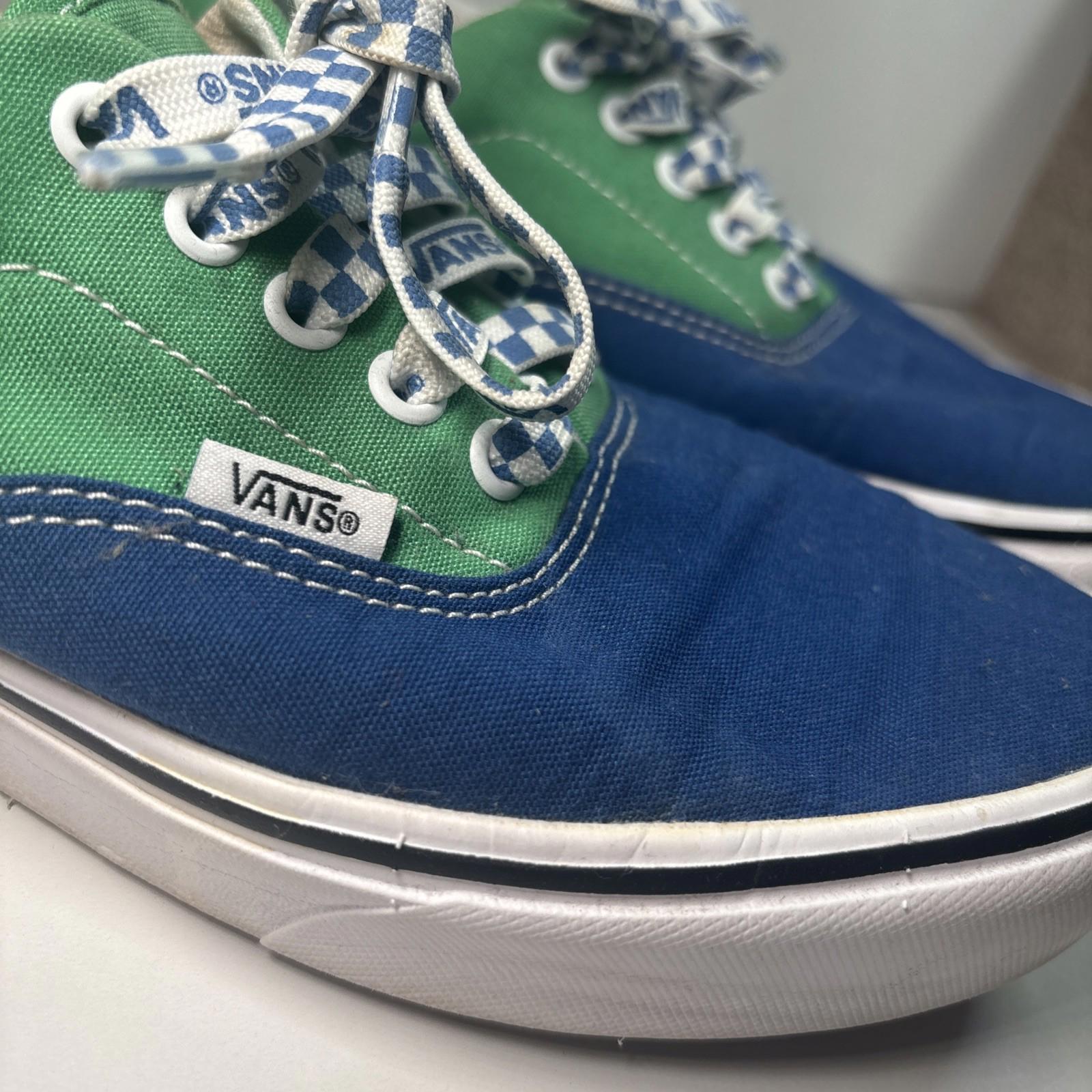 Baskets Vans Comfycush Era Lace Mix Collector Pumps Vert & Bleu UK. 8.5  US 10 - Come Sell Nearly Anything