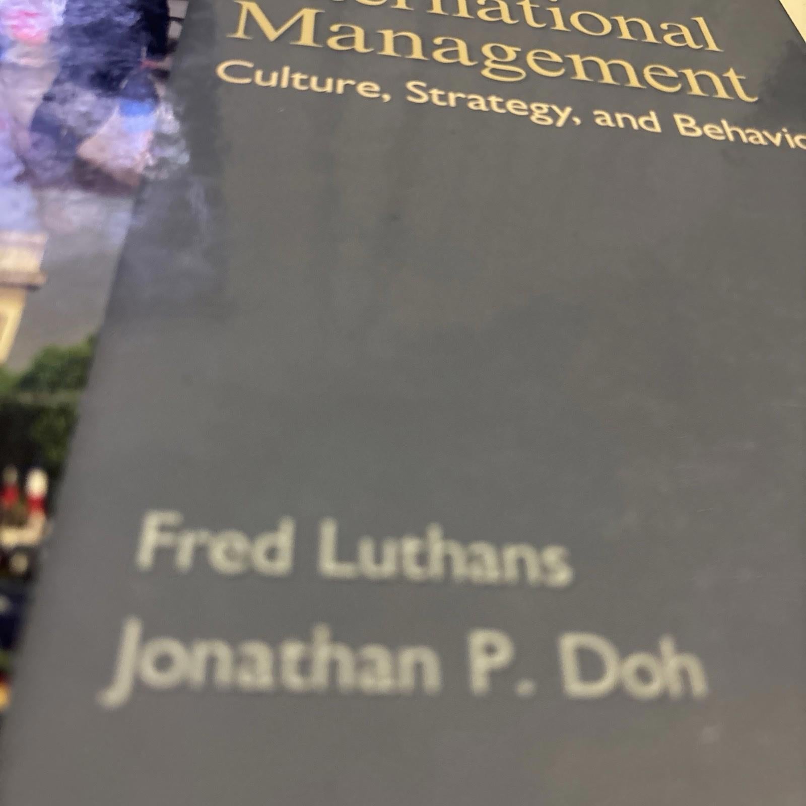 International Management : Culture, Strategy, and Behavior Hardcover - Come Sell Nearly Anything