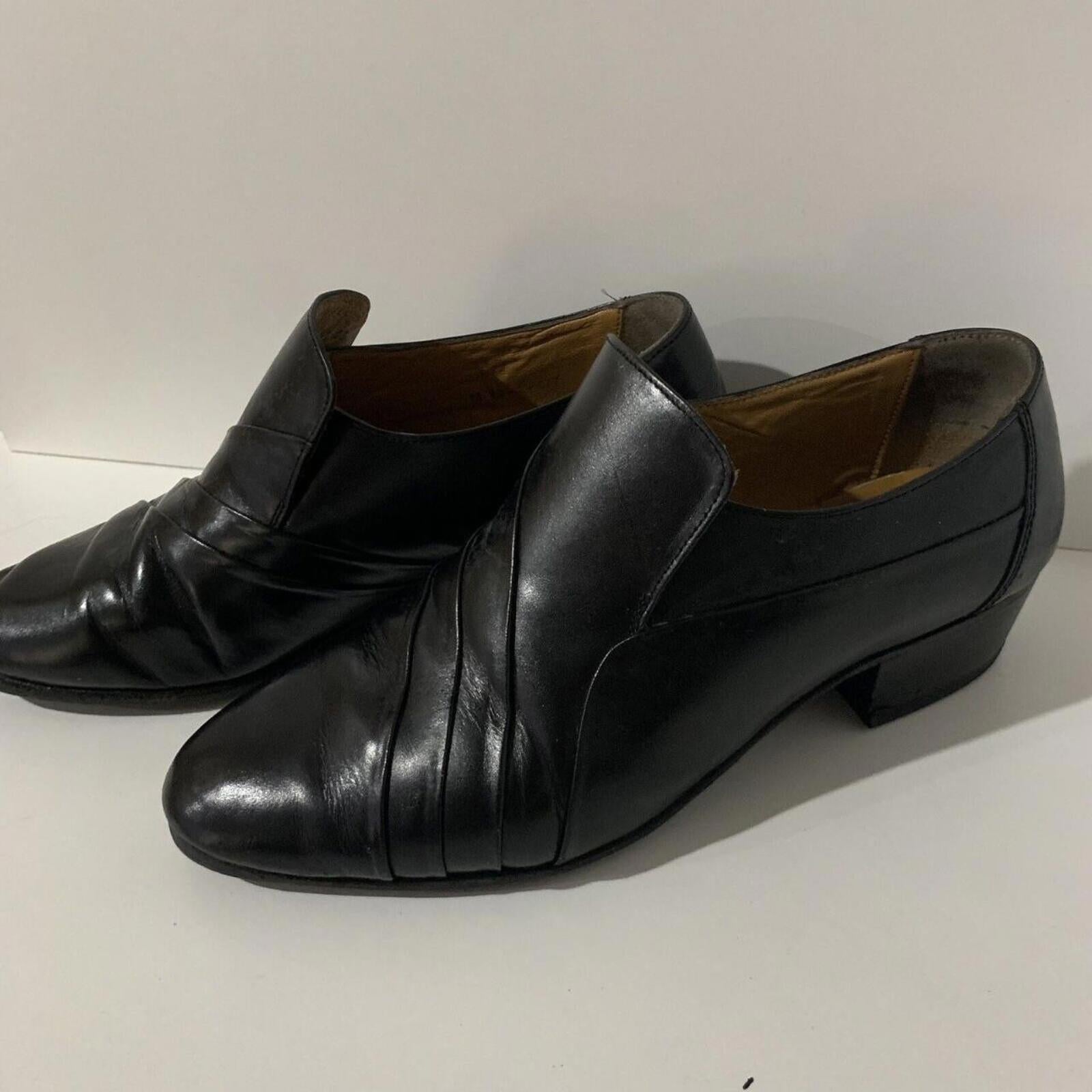 Creazioni Bertini Uomo Mens leather shoes Black Size 7. Hand Crafted Shoes / Loa - Come Sell Nearly Anything