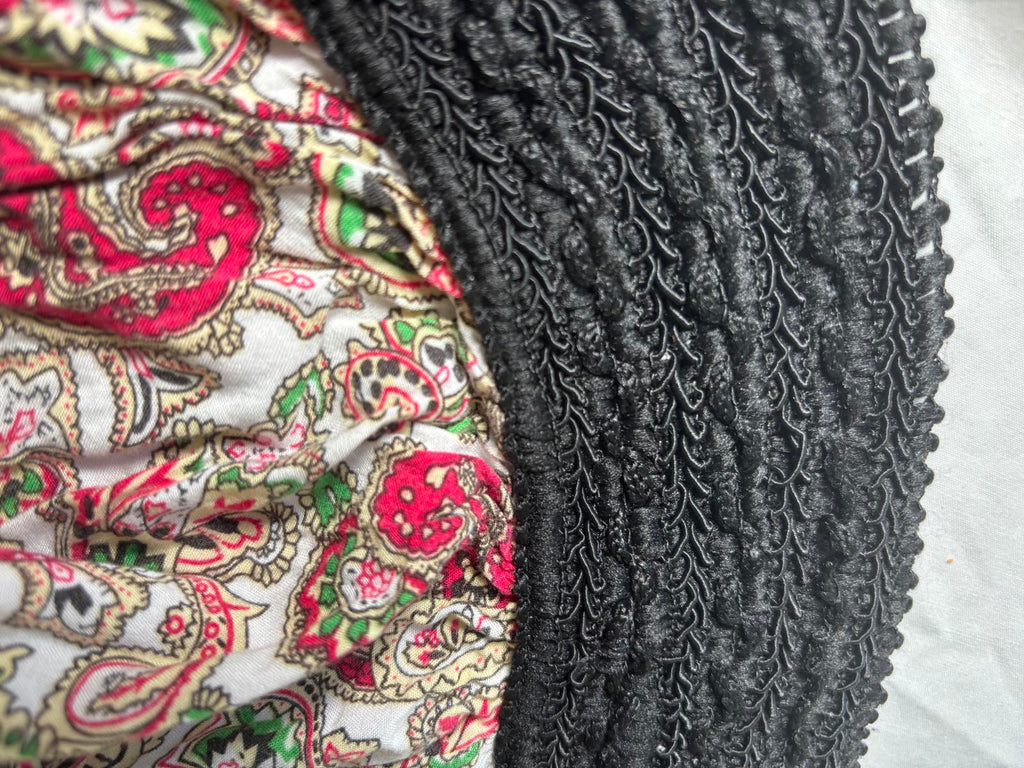 Women's Casual Wide-Leg Pants with Paisley Print and Stretch Waistband - Come Sell Nearly Anything