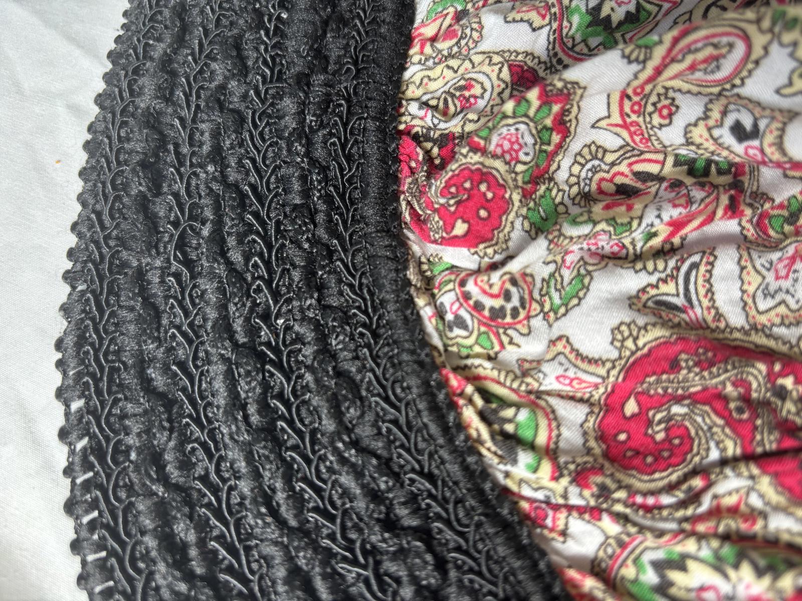 Women's Casual Wide-Leg Pants with Paisley Print and Stretch Waistband - Come Sell Nearly Anything