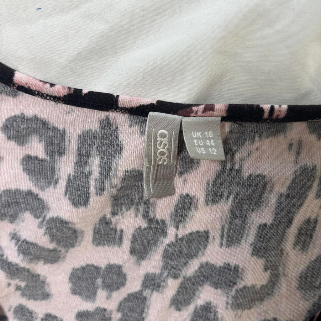 ASOS Women's Leopard Print Viscose Blouse UK 16 EU 44 US 12 - Come Sell Nearly Anything