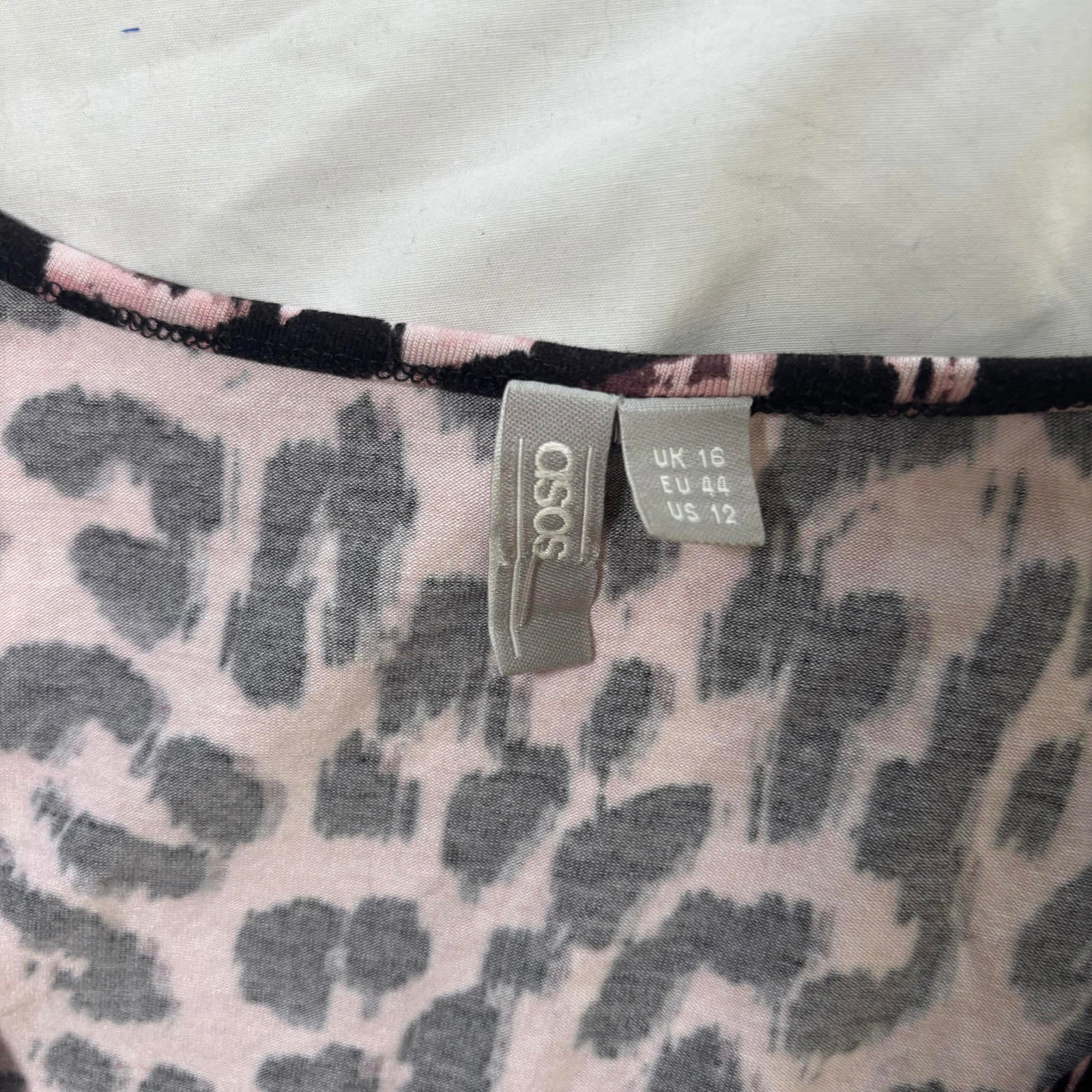 ASOS Women's Leopard Print Viscose Blouse UK 16 EU 44 US 12 - Come Sell Nearly Anything