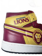 Brisbane Lions Men's Sneakers Size 10 Maroon Yellow Sportswear