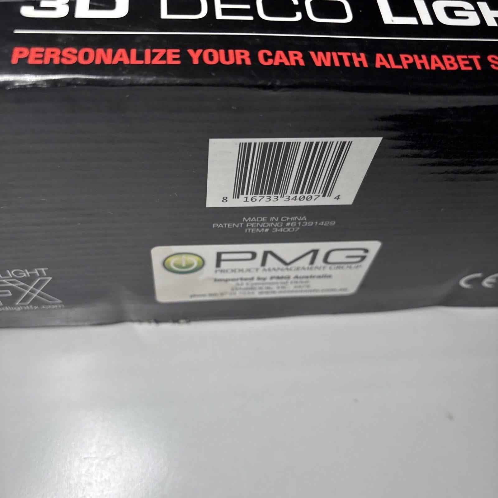 3D FX Deco Hot Red Sports Car Led Night Light Wall Toys Art Room Deco Hot