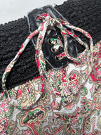 Women's Casual Wide-Leg Pants with Paisley Print and Stretch Waistband - Come Sell Nearly Anything