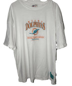 NFL Miami Dolphins White T-Shirt Large Vintage #NFL #MiamiDolphins #TShirt - Come Sell Nearly Anything