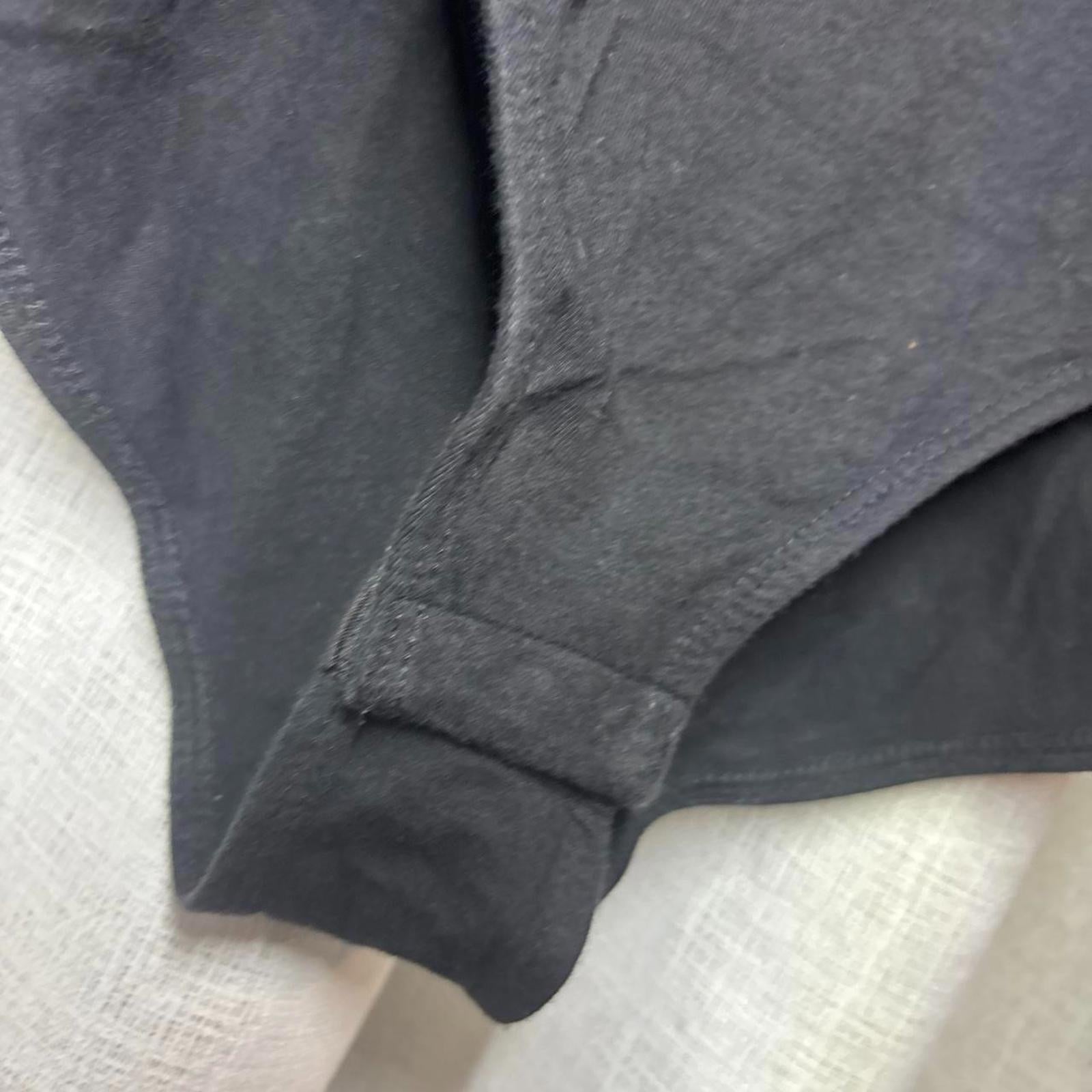 Black bodysuit Large JeansWest sheer sleeves and back, zipper at the back - Come Sell Nearly Anything