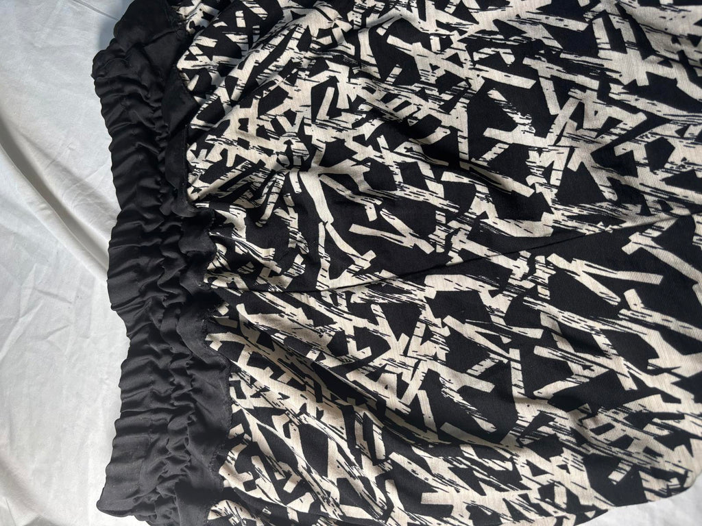 THE COUPLE Women's Casual Printed Pants with Stretch Waist - Come Sell Nearly Anything