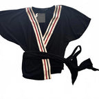 George Black Wrap Top Size 12 BNWT Stylish Women's Blouse - Come Sell Nearly Anything