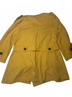 Honghuashen Medium Women's Mustard Trench Coat Double-Breasted #MustardCoat - Come Sell Nearly Anything