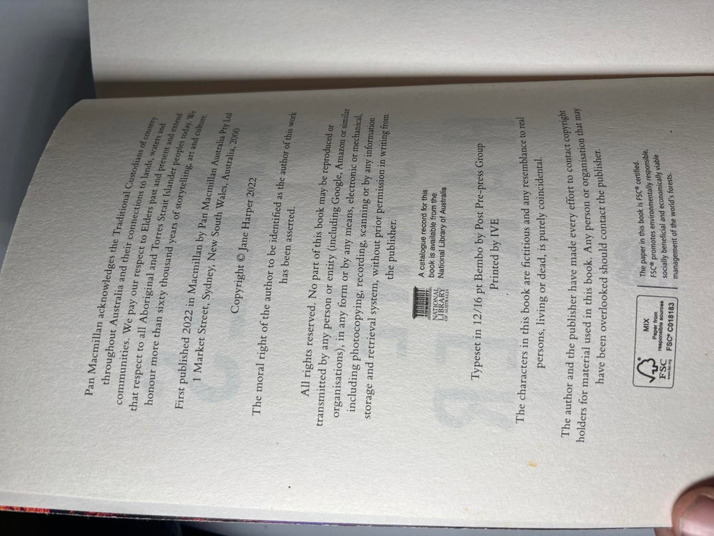 Exiles by Jane Harper - Mystery & Thriller Hardcover Book