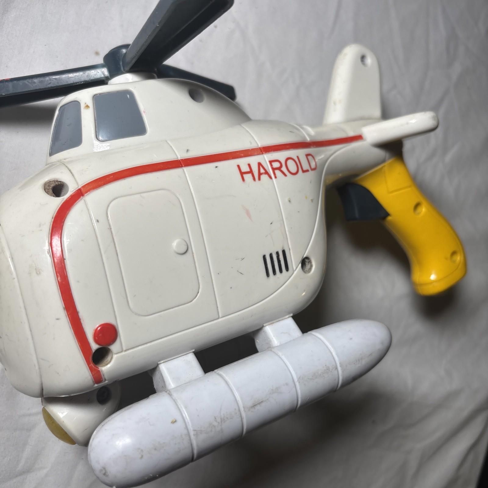 HAROLD THE HELICOPTER - 25CM LONG - SEARCH & RESCUE - TALKS & LIGHTS - PRE-LOVED