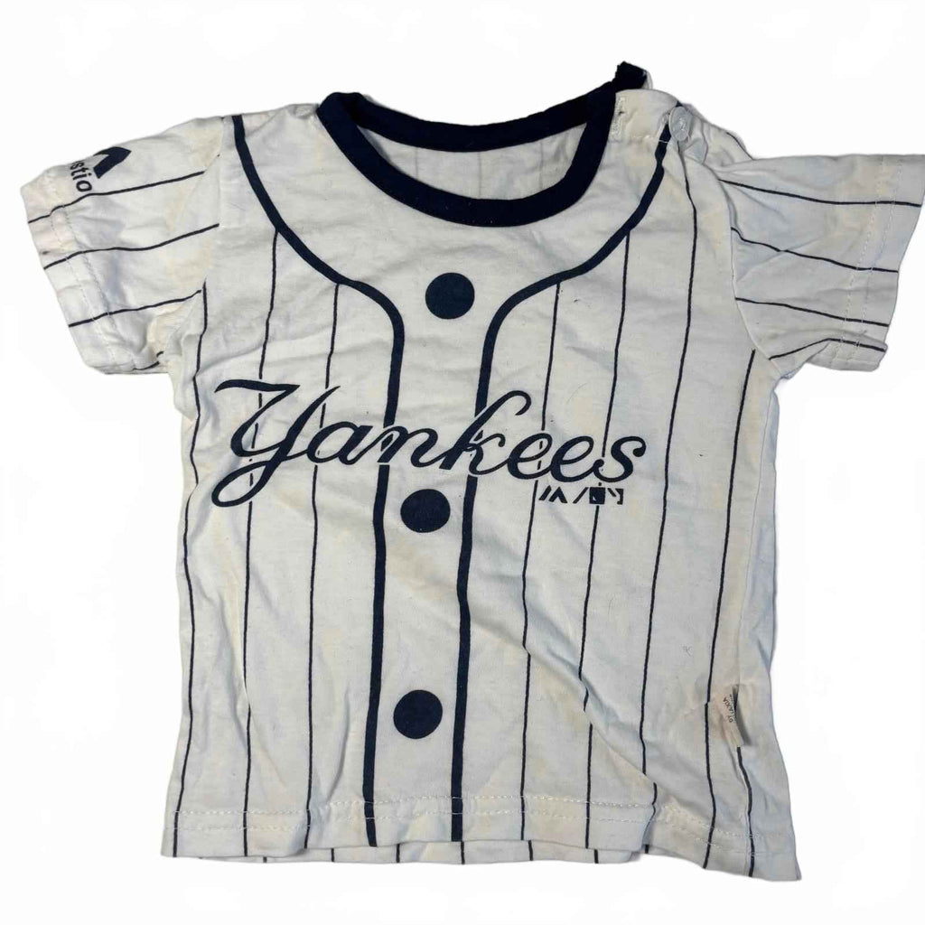 Majestic Unisex Kids Yankees Baseball Shirt Size 4T