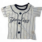 Majestic Unisex Kids Yankees Baseball Shirt Size 4T