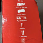 3D FX Deco Hot Red Sports Car Led Night Light Wall Toys Art Room Deco Hot