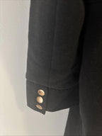 Queenspark Woman Dress Black Gold Buckle 60s Style Size 20 Heavy Lined. - Come Sell Nearly Anything