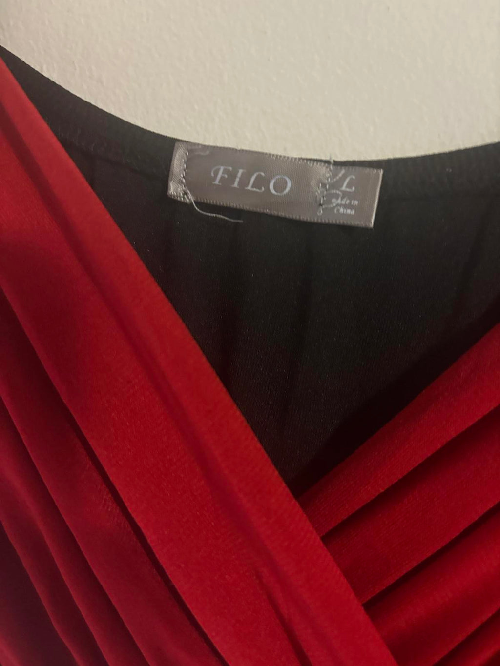 FILO Women's Sleeveless V-Neck Dress with Belt Large Vintage - Come Sell Nearly Anything