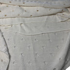 Venetia Linea Giovane Women's Short Sleeve Knit Top - White, Size 2 VTG - Come Sell Nearly Anything