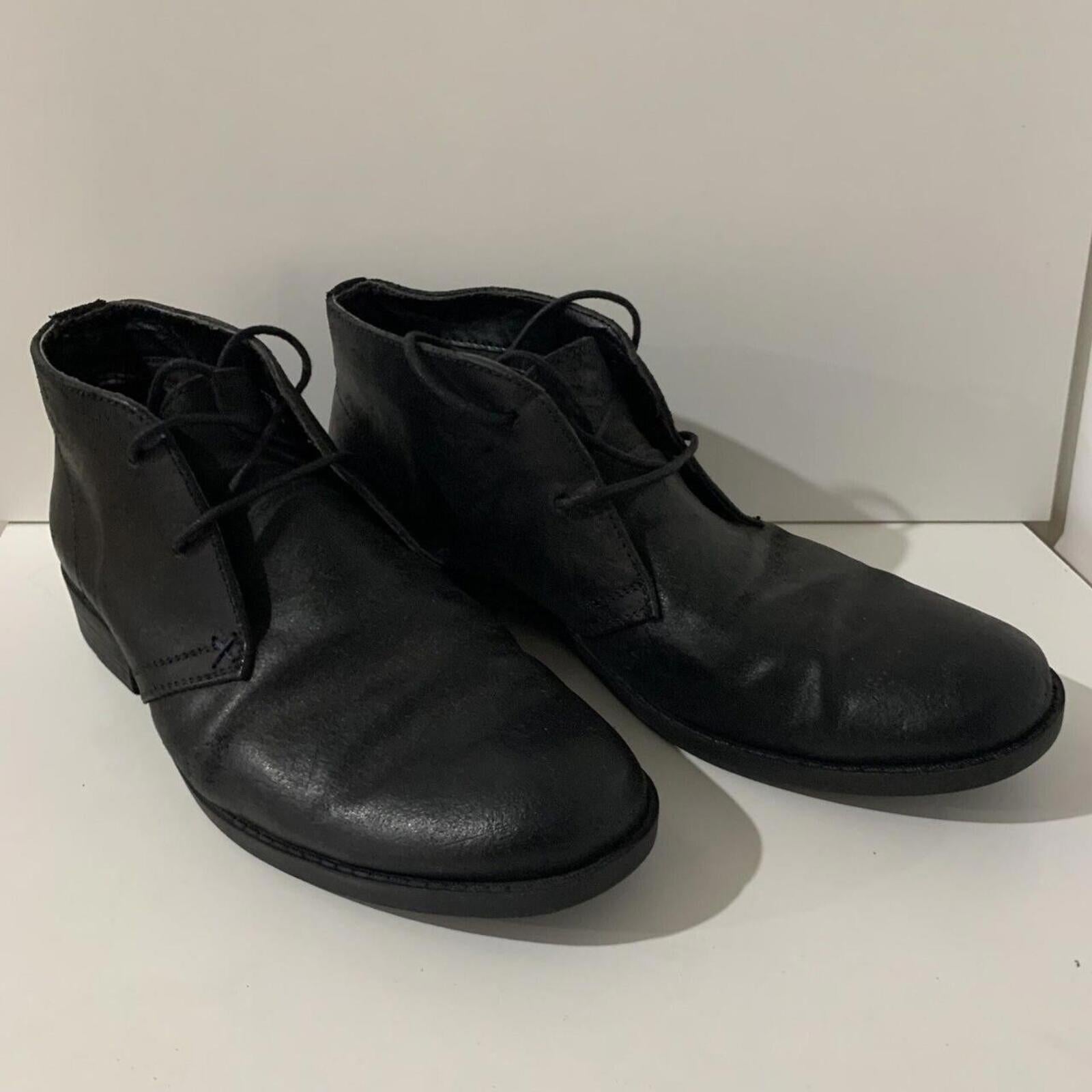 Windsor Smith Hobb Mens Black Boots Size 6 Leather Lace Up Casual Dress Shoes. - Come Sell Nearly Anything
