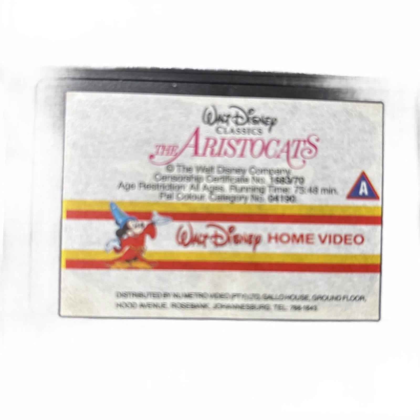THE ARISTOCATS (VHS 1996) WALT DISNEY CLASSICS, Voice: Phil Harris, Eva Gabor
