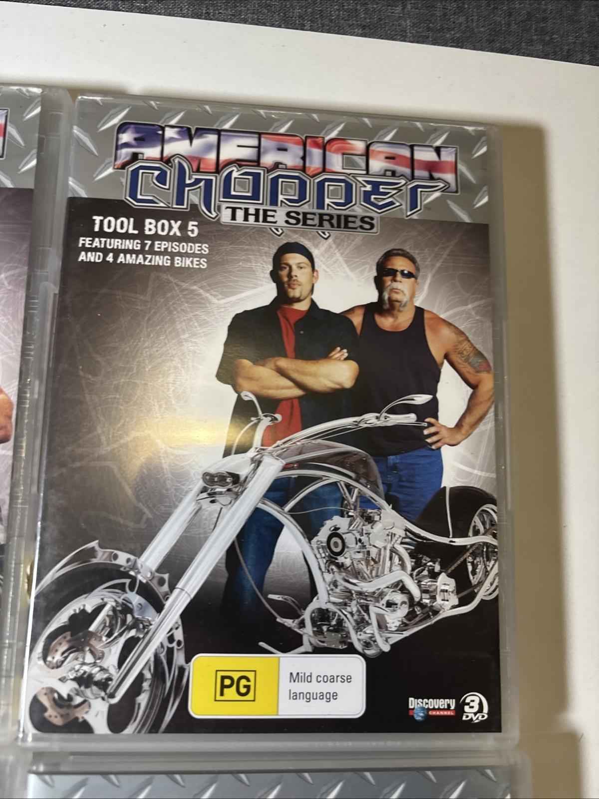 45 X American Chopper DVD Bundle Tool Box 2 4 5 6 & 10 Series Sets