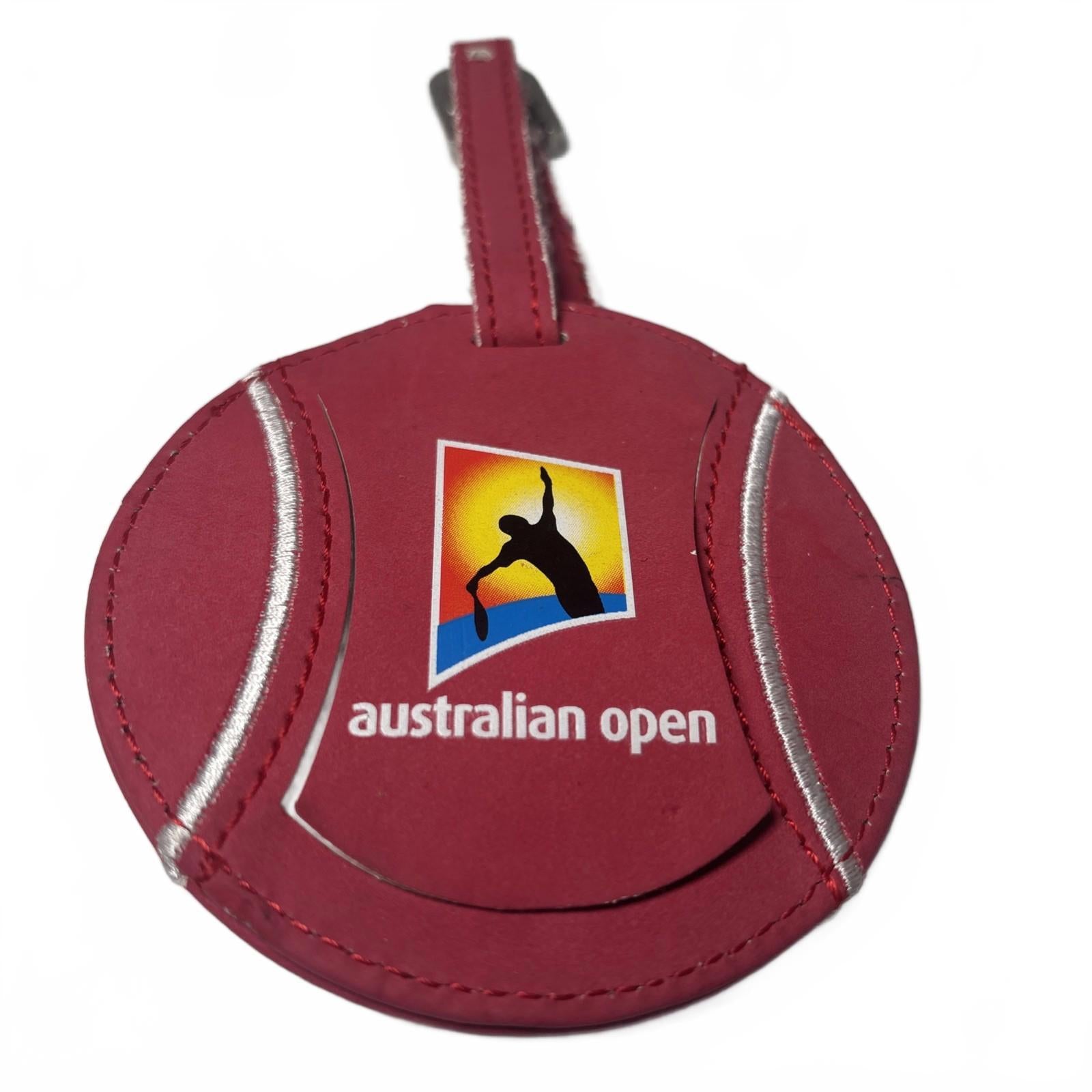 EMIRATES AIRLINES LUGGAGE TAG - I LOVE EMIRATES - AUSTRALIAN OPEN (WORDS)