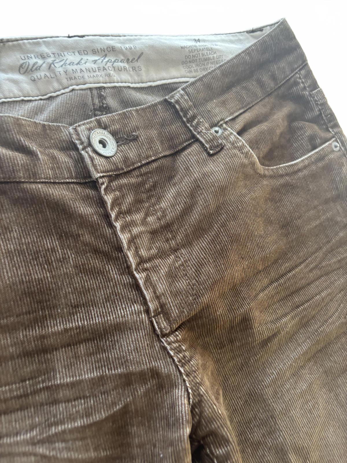 Old Khaki Women's Corduroy Pants Size Waist 40cm - Come Sell Nearly Anything