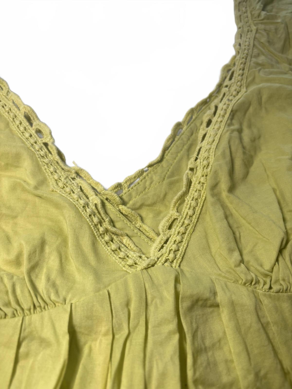 Katherine Women's Maternity Dress Size 14 Yellow Cotton - Come Sell Nearly Anything