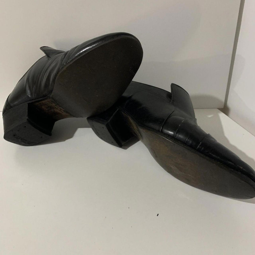 Creazioni Bertini Uomo Mens leather shoes Black Size 7. Hand Crafted Shoes / Loa - Come Sell Nearly Anything