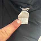 Plot Large Black Long Sleeve Vintage Shirt with Graphic Print