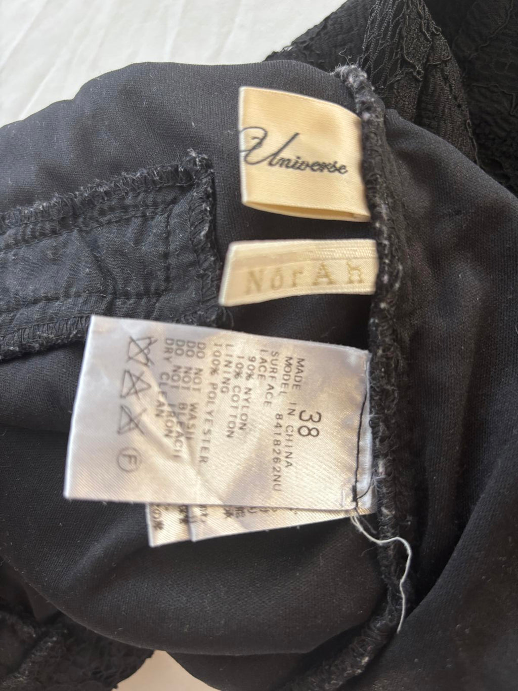 Nono Women's Black Lace Dress Pants Size Waist 33cm - Come Sell Nearly Anything