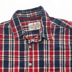 Max Essentials Large Men's Long Sleeve Plaid Shirt 100% Cotton Plaid