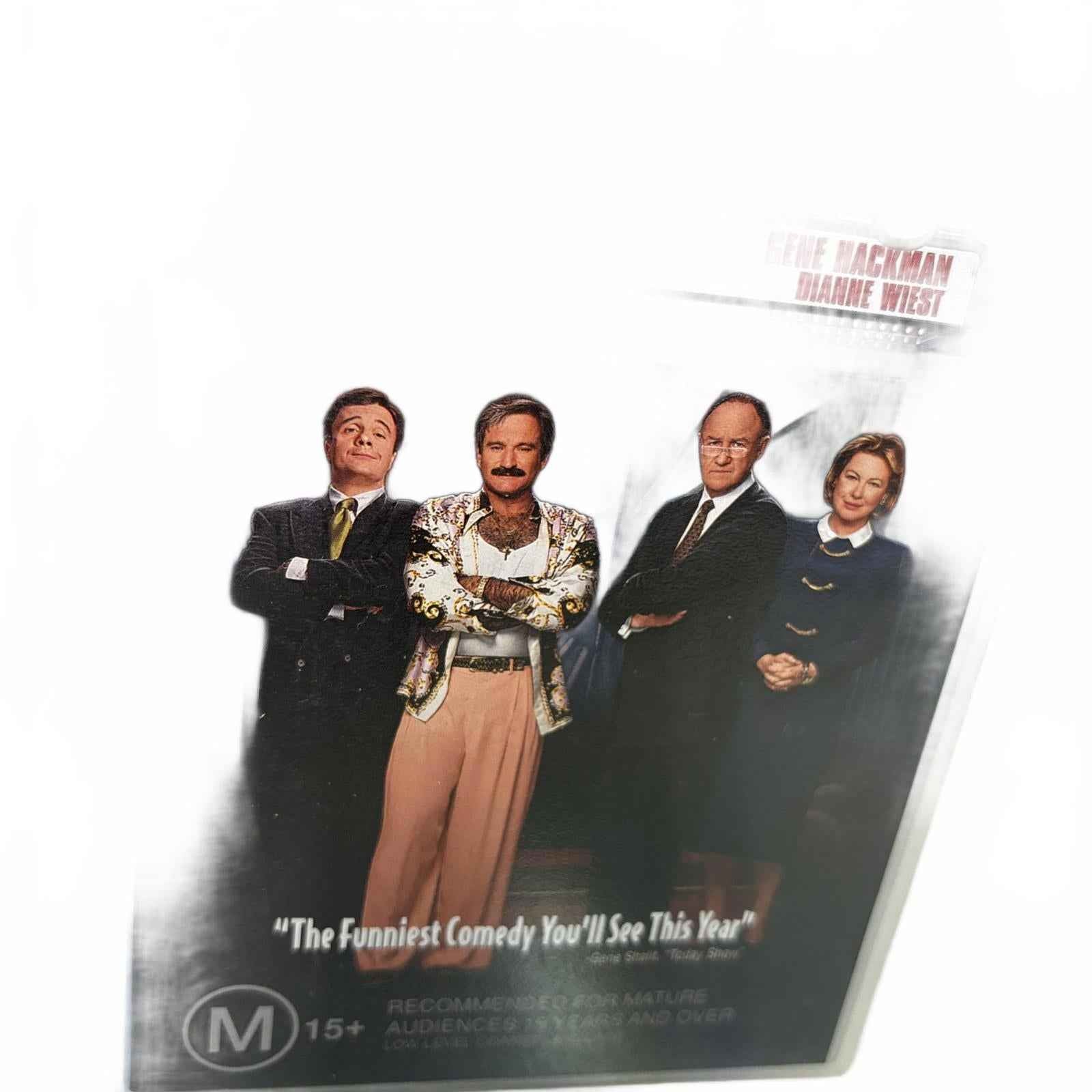 THE BIRDCAGE ~ ROBIN WILLIAMS + NATHAN LANE + GENE HACKMAN ~ AS NEW VHS VIDEO