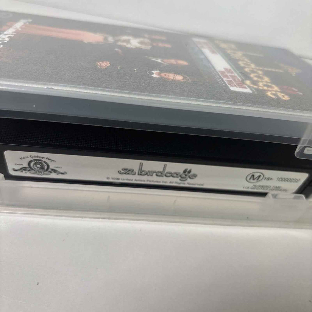 THE BIRDCAGE ~ ROBIN WILLIAMS + NATHAN LANE + GENE HACKMAN ~ AS NEW VHS VIDEO