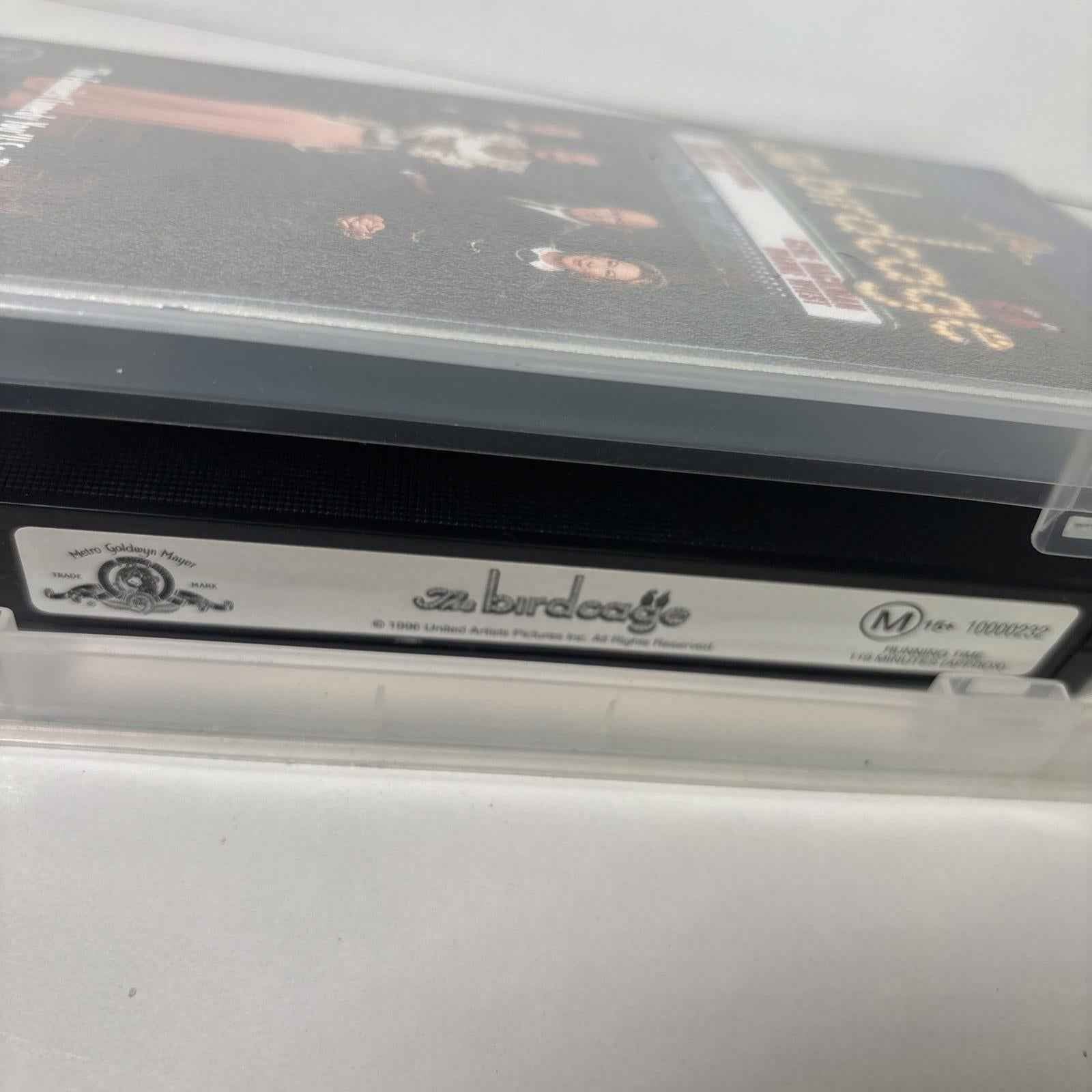 THE BIRDCAGE ~ ROBIN WILLIAMS + NATHAN LANE + GENE HACKMAN ~ AS NEW VHS VIDEO