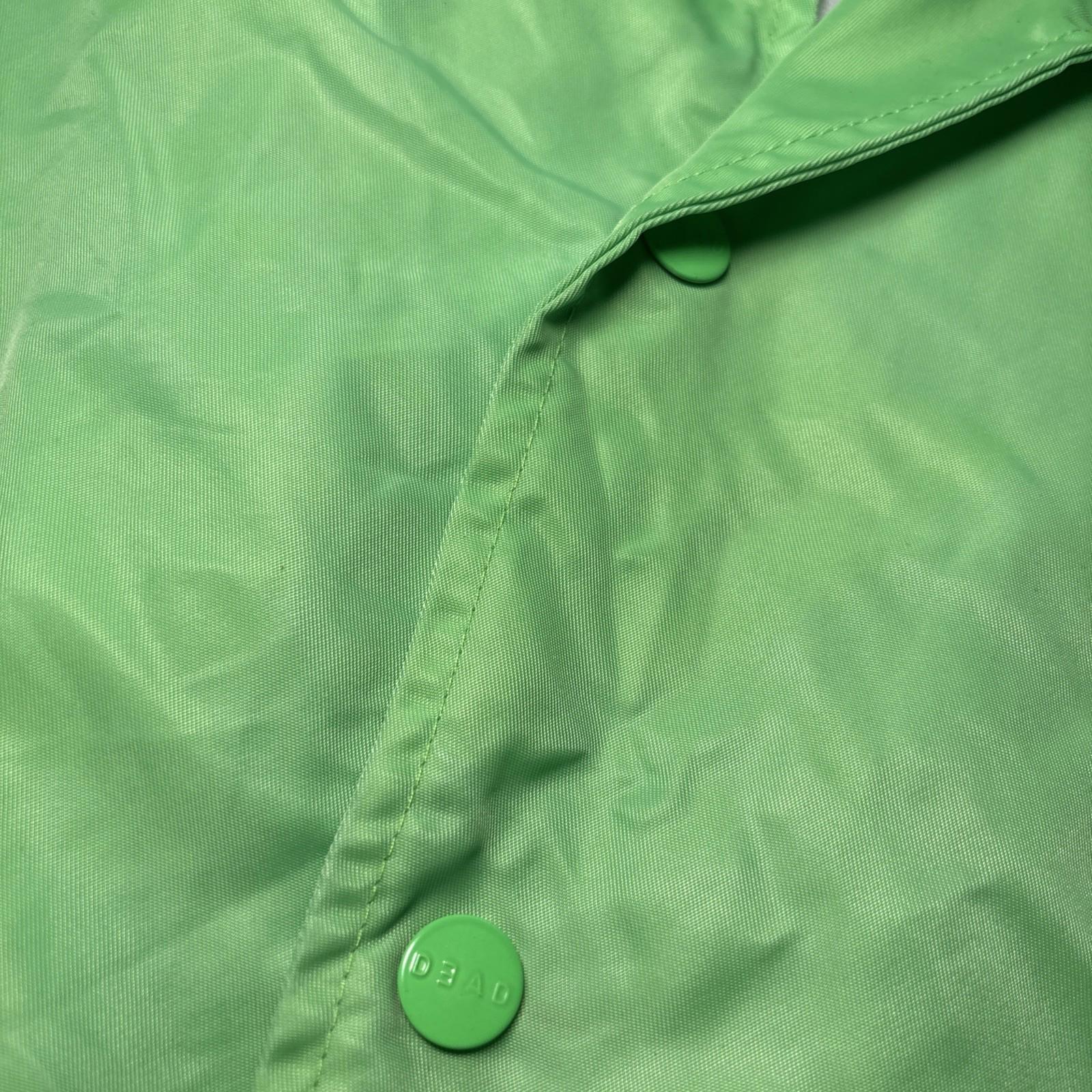 Genuine New Dead Studios Jacket  Box Logo Long Sleeve Green Y2K Size 2 (S/M)