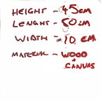 Decorative Wooden Ship Model with Fabric Sails