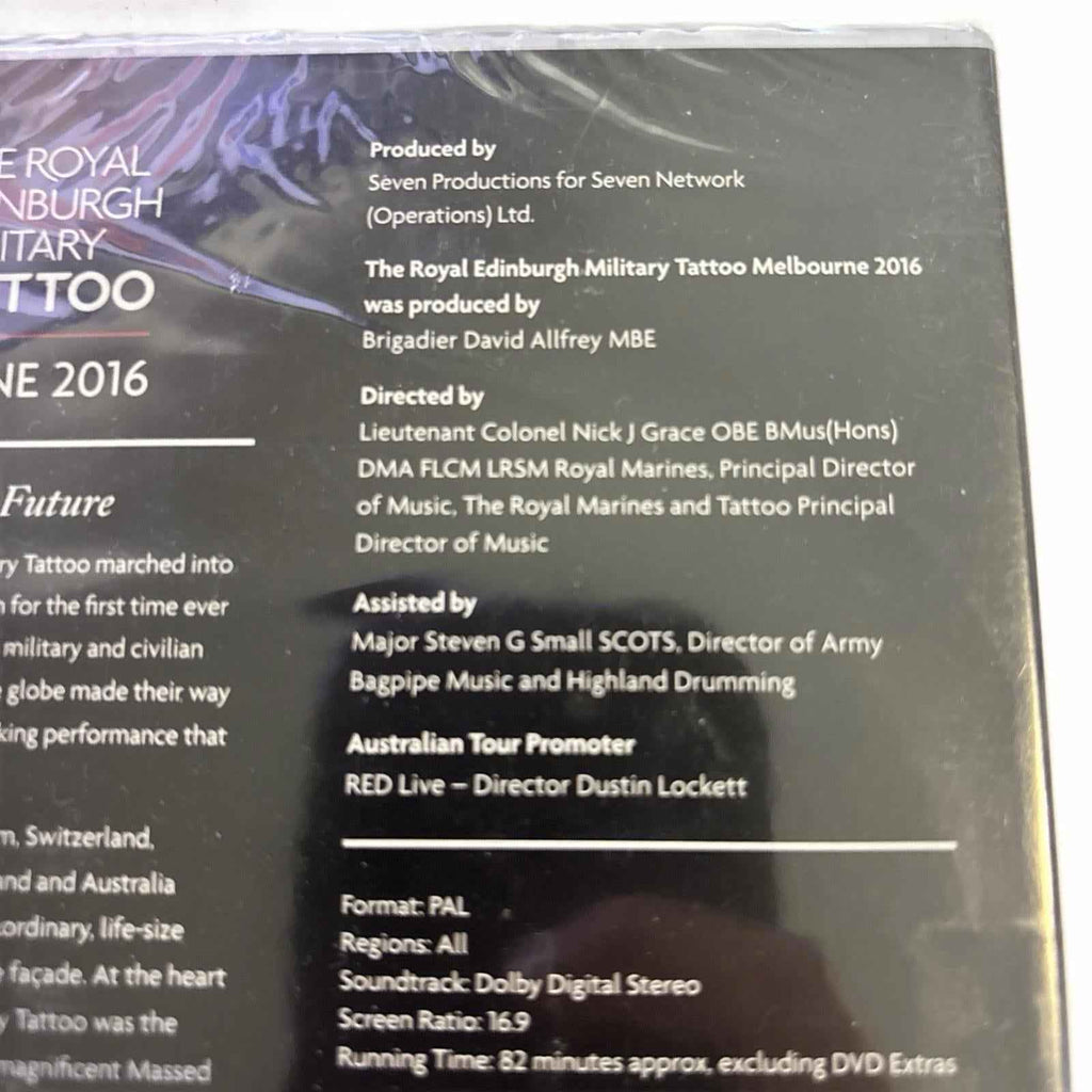 The Royal Edinburgh Military Tattoo - Melbourne 2016 (DVD) Brand New And Sealed