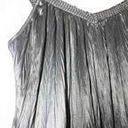 Valleygirl Silver Metallic Sleeveless Top Size M #Womenswear #Tops #Sleeveless