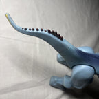 Fisher-Price Imaginext Blue Allosaurus 8” Long Dinosaur Yellow Eye Spiked Back