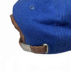 Billabong Vintage 6 Panel Adjust Cap Hat Spell Out Cotton Blue