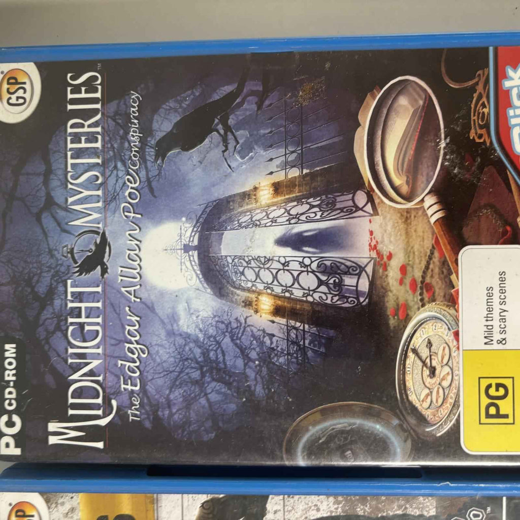 PC CD-ROM Mystery and Horror Game Collection