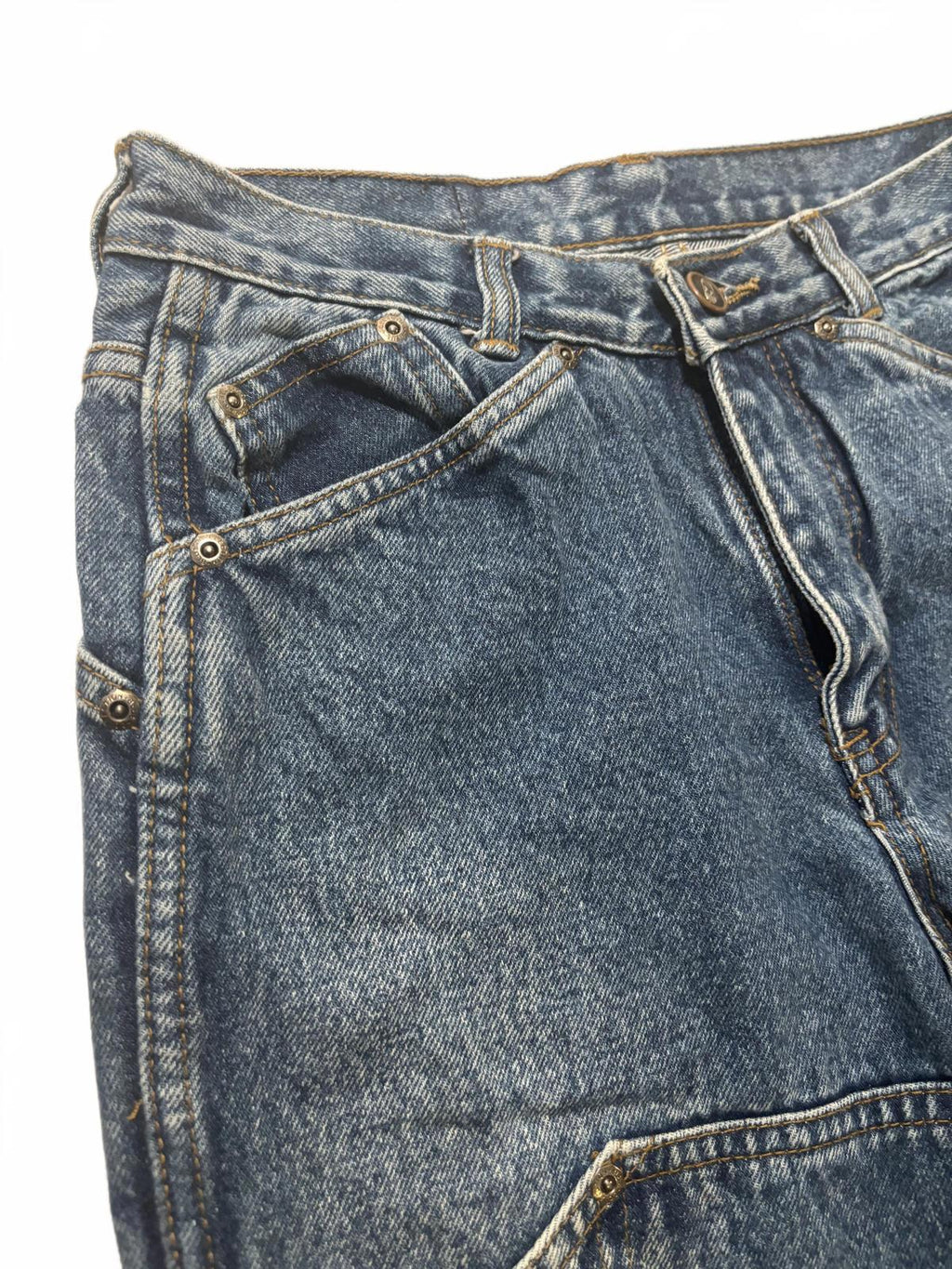 Blue Collection Women's Carpenter Jeans Size 29 VTG Denim Workwear - Come Sell Nearly Anything