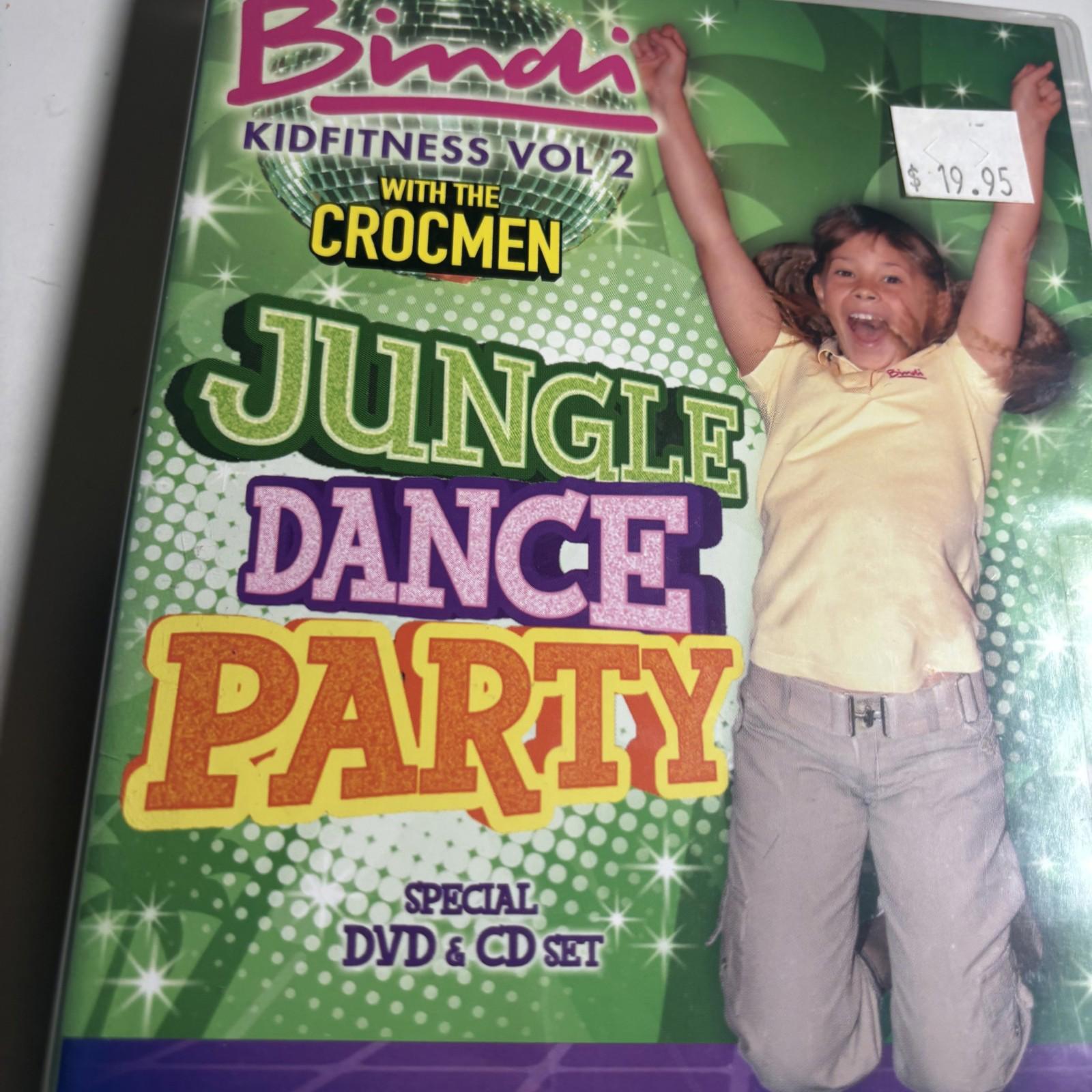 Bindi - Kidfitness: Vol. 2 - Jungle Dance Party DVD & CD Box Set All Region