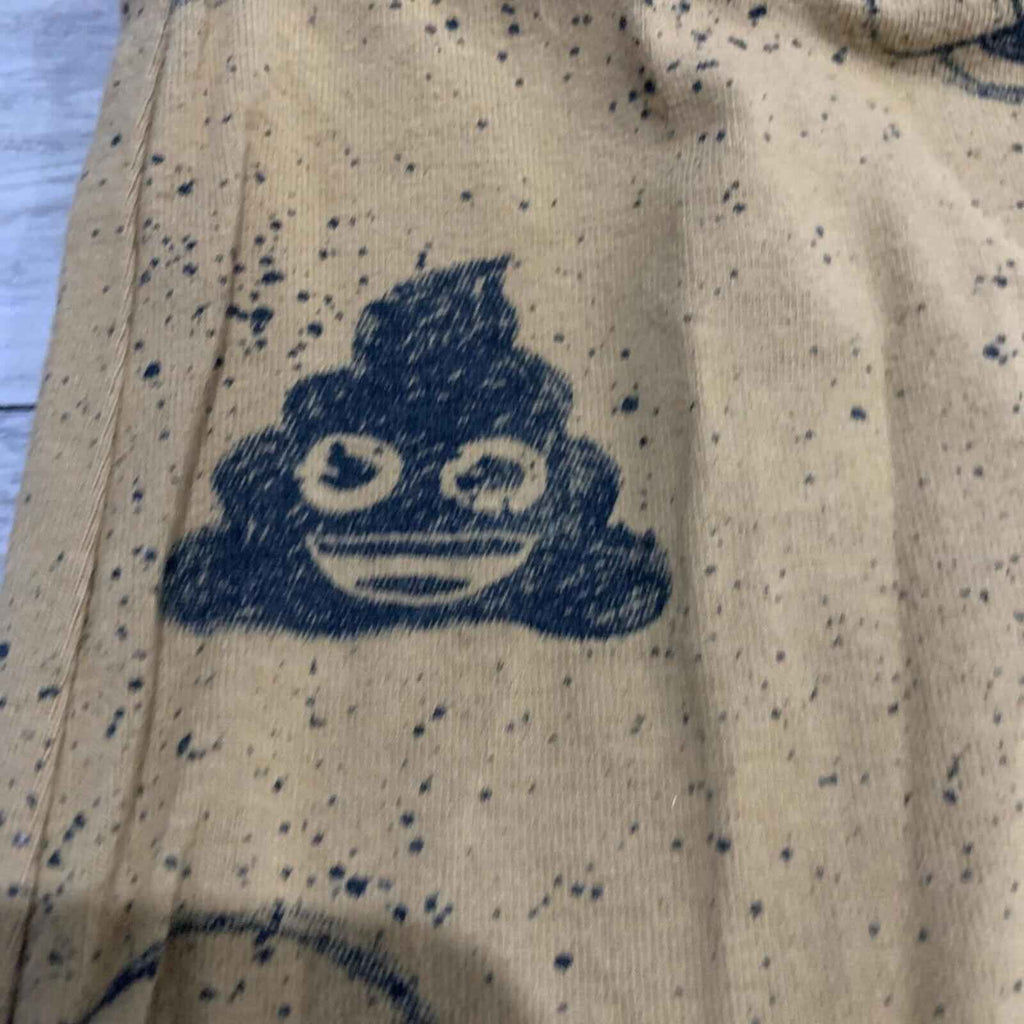 Emoji Baby Pants with Smiley Face Print