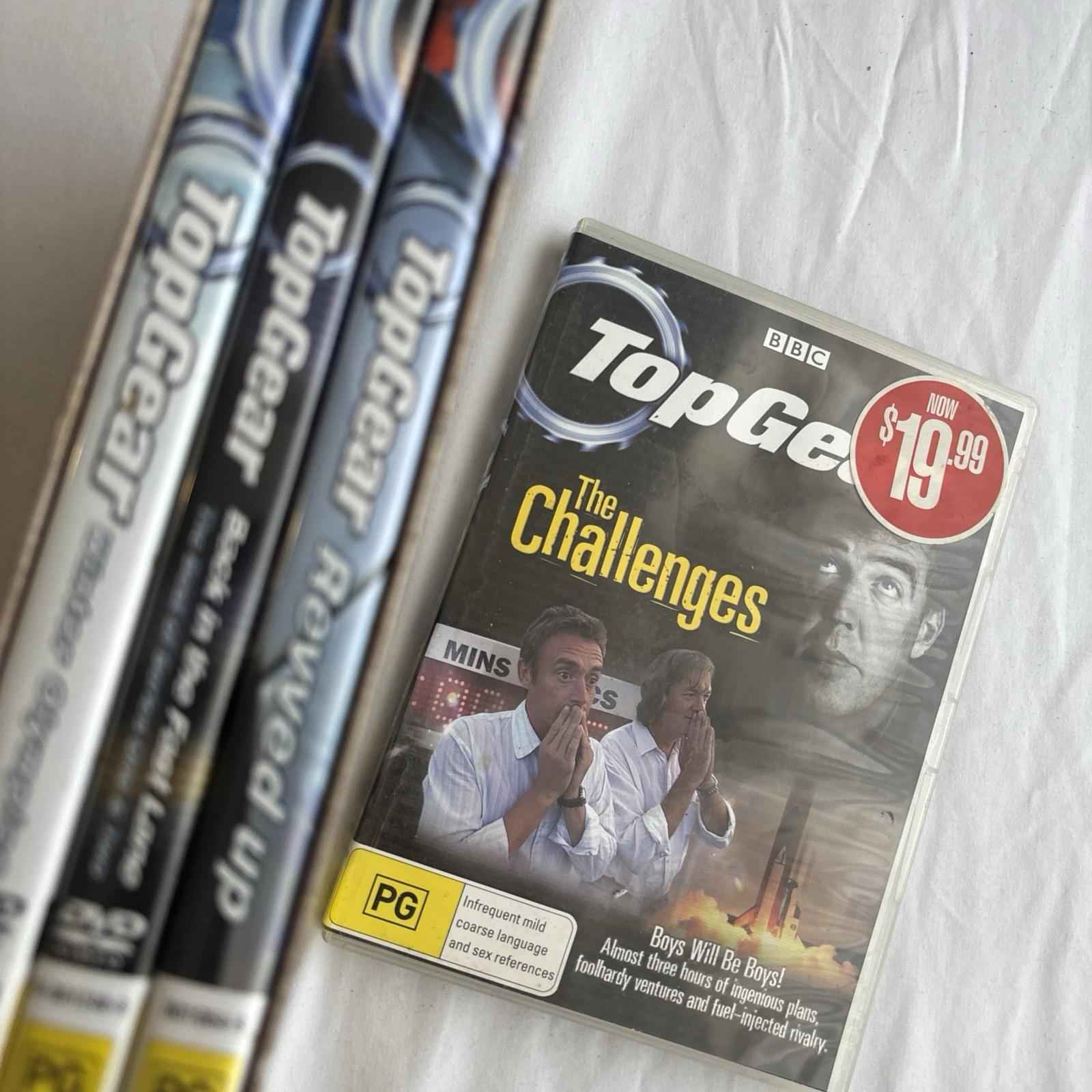 Top Gear Collection (2007) DVD Region 4 VGC 3 Disc Set + the challenges dvd