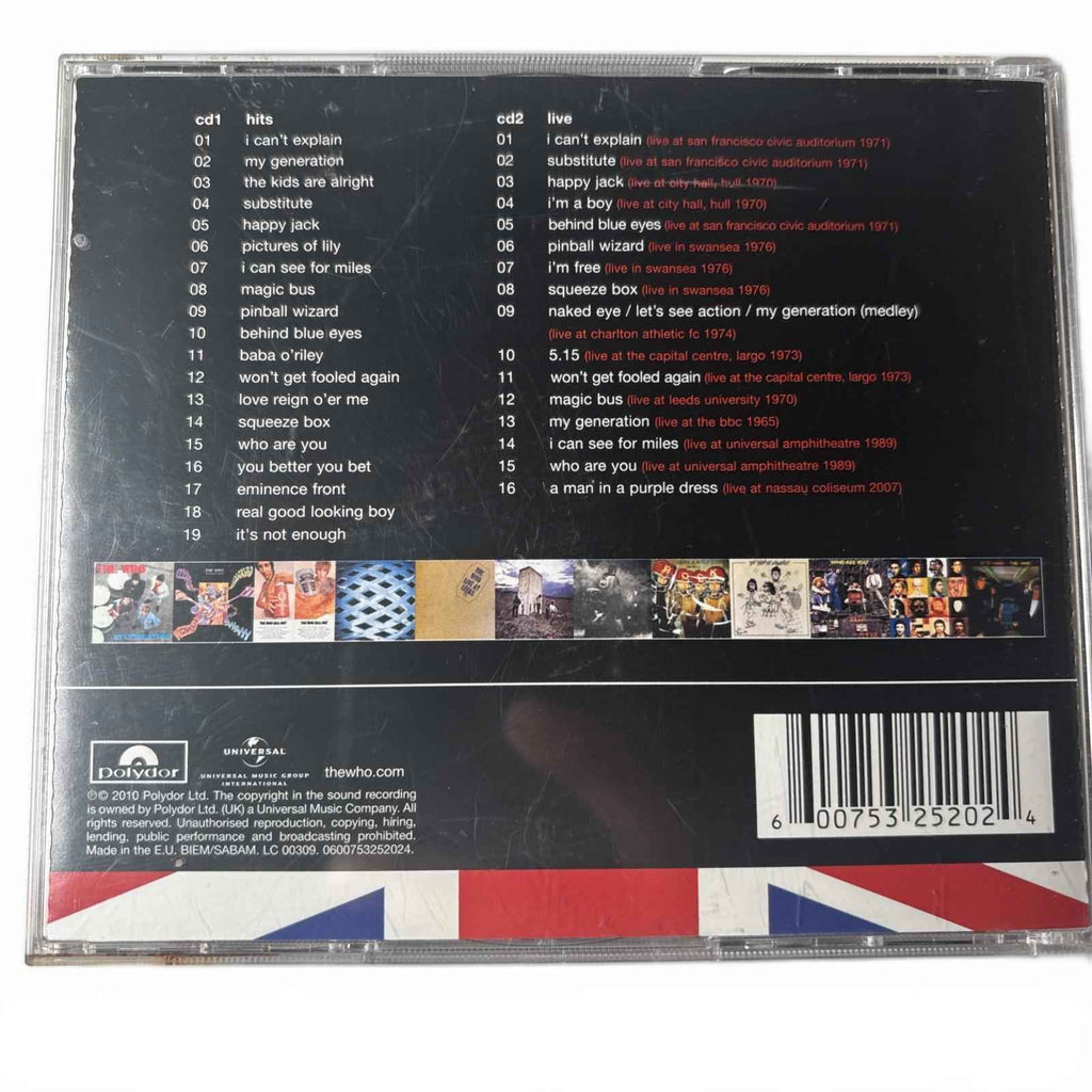 The Who - Greatest Hits & More 2 Disc CD Like New
