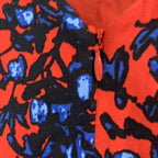 Stella Shift Dress Womens Size 10 Red Floral Sleeveless Lined Round Neck. - Come Sell Nearly Anything