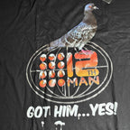 12th Man XL Classic Commentary T-Shirt Black Graphic Tee #12thMan #GraphicTee #T